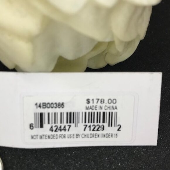 NWT Lauren Ralph Lauren Two-Tone Sterling Silver Padlock Flex Bracelet - Picture 4 of 7